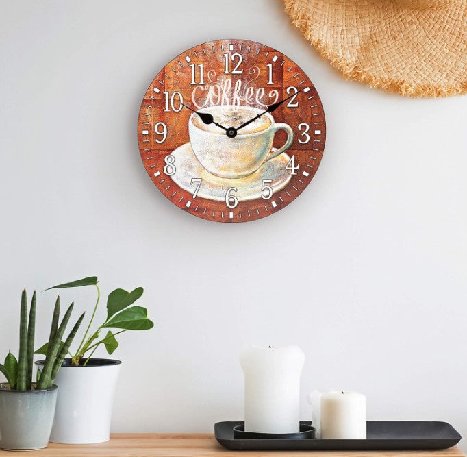 Amazon: Wall Clock - Everglow Spaces