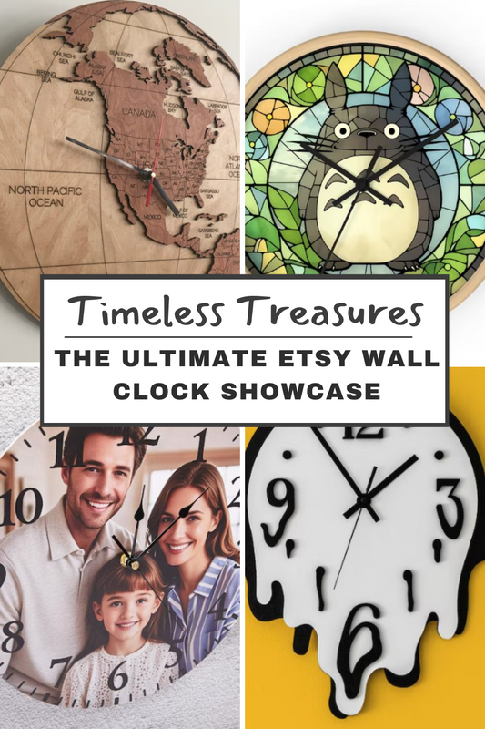 Etsy: Wall Clock Showcase